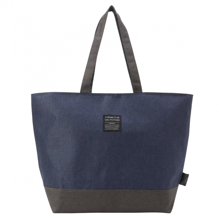 保冷バッグ トートバッグ 4WG2 [mama fiore マーマフィオーレ] Picoteeシリーズ ピコティ 保温保冷 無地 男女兼用 シンプル 大容量 レジャー レディース ネイビー