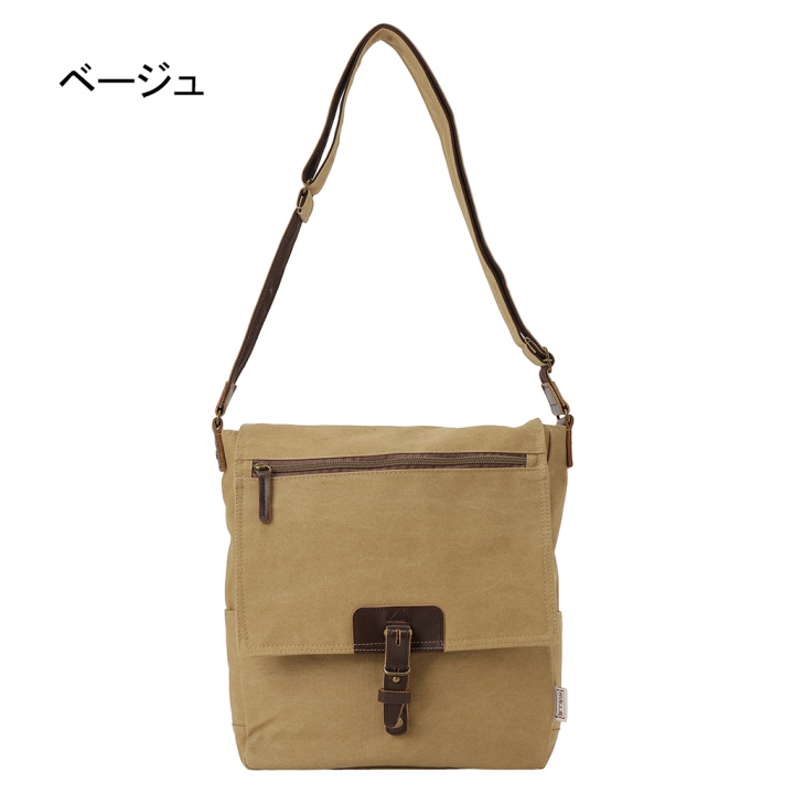 ショルダーバッグ VINTAGE2シリーズ 3X96 [帆布工房 はんぷこうぼう] 帆布 キャンバス 斜めがけ メンズ レディース 牛革 A4 ビンテージ ブランド