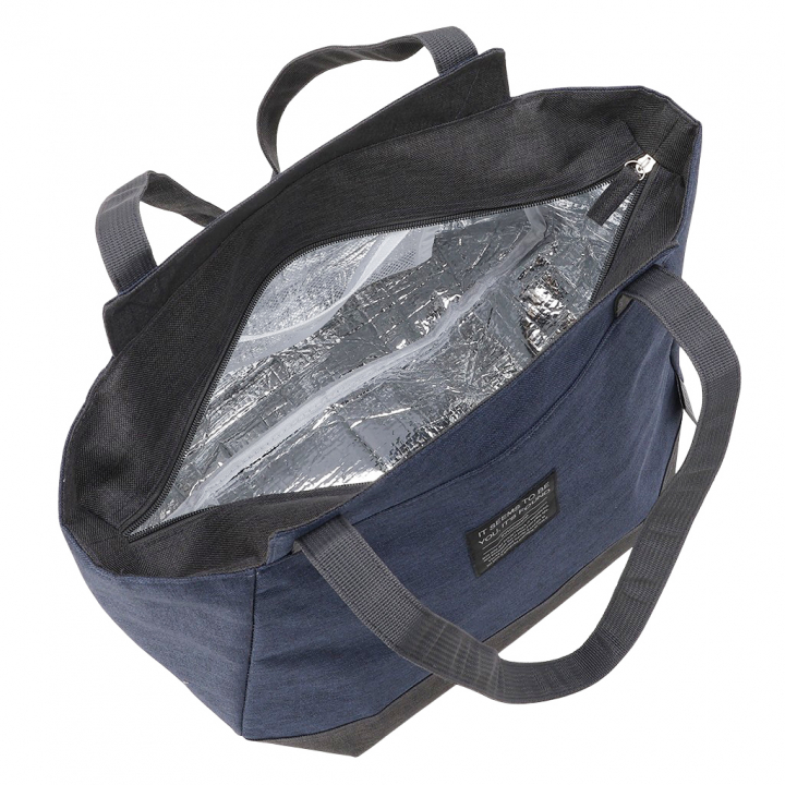 保冷バッグ トートバッグ 4WG3 [mama fiore マーマフィオーレ] Picoteeシリーズ ピコティ 保温保冷 無地 男女兼用 シンプル 大容量 レジャー レディース ネイビー