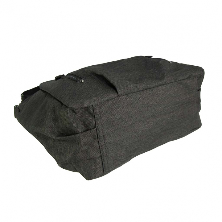 11ポケット 2WAY ショルダーバッグ| レディース 軽量 トートバッグ ななめ掛け 女性 大人 多機能 サブバッグ 買い物 レジャー デイリー シンプル 無地 灰 グレー 4509