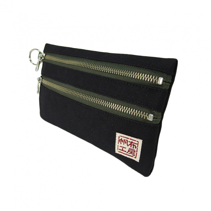 倉敷産帆布 日本製ポーチ 3J35 [帆布工房 はんぷこうぼう] ミニポーチ 筆箱 帆布 キャンバス ビンテージ