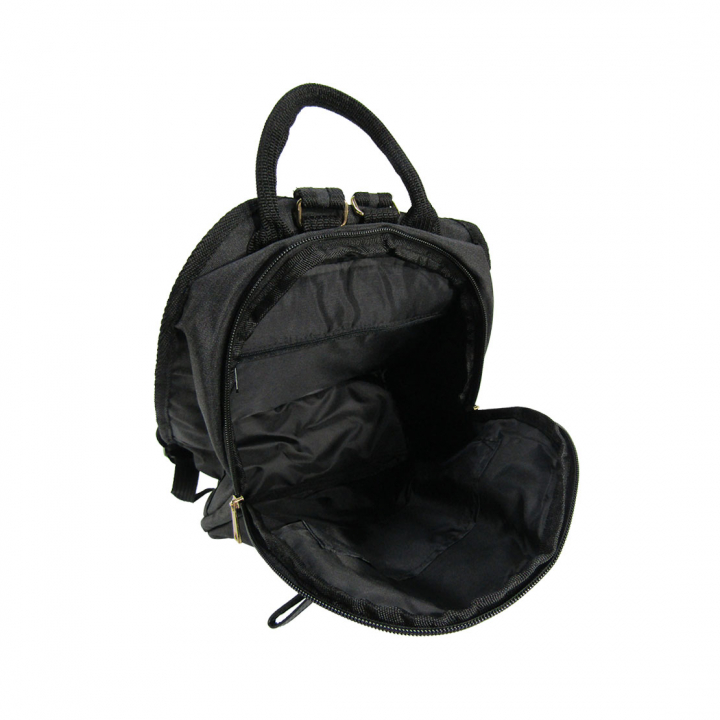 [Sofia Valentino ソフィアバレンチノ] 軽量 リュックサック | ポリエステル かわいい 軽い レディース 多収納 リュック 黒 ブラック 4927