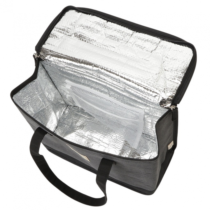  [mama fiore マーマフィオーレ] Picoteeシリーズ ピコティ BOX型 保温保冷トートバッグ 4X54 | 無地 レジャー シンプル 男女兼用 軽量 レディース メンズ 買い物 ピクニック 運動会 イベント ユニセックス ブラック