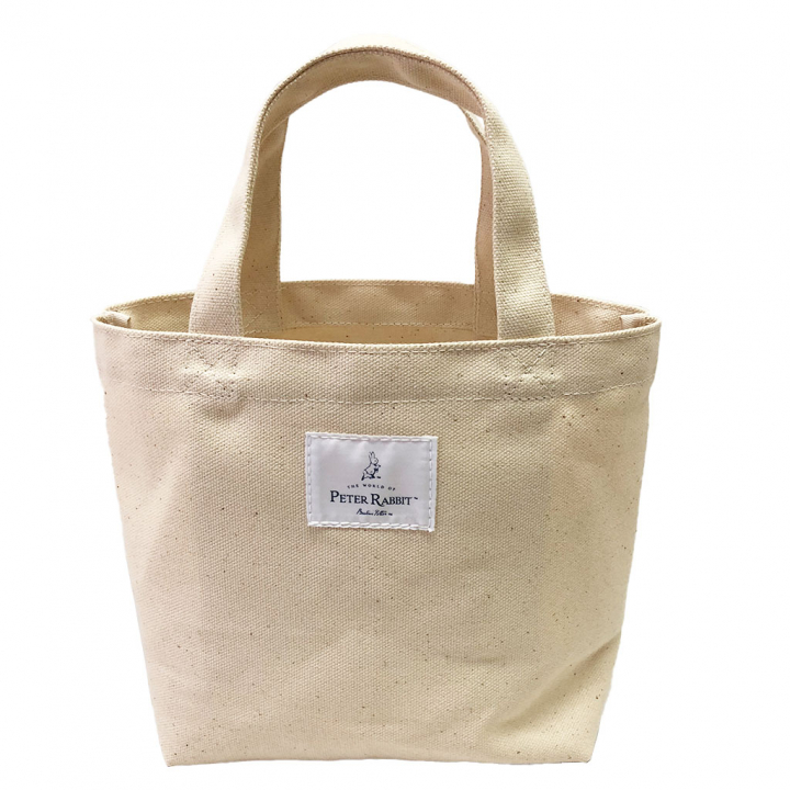 ハンドバッグ 0604 [PETER RABBIT(TM) ピータ―ラビット(TM)] 日本製 帆布 ミニトート ランチバッグ お弁当サイズ レディース 00イエロー