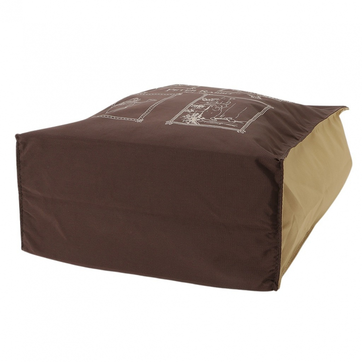 スクエアトートバッグ (S) 0646-03 [PETER RABBIT(TM) ピーターラビット(TM)] 軽量 B5 買い物 底板付き スクエア型 サブバッグ お稽古 うさぎ トートバッグ