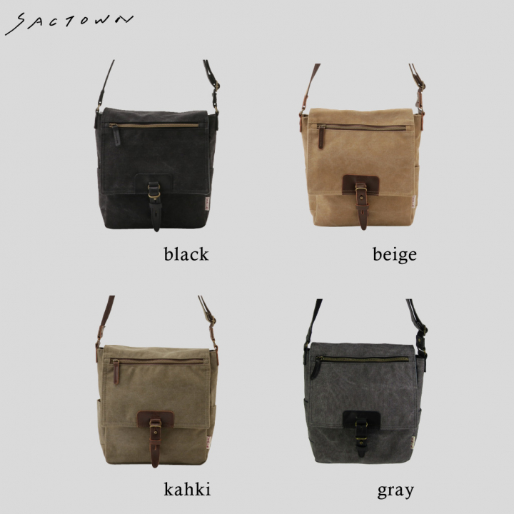 ショルダーバッグ VINTAGE2シリーズ 3X95 [帆布工房 はんぷこうぼう] 帆布 キャンバス 斜めがけ メンズ レディース 牛革 B5 ビンテージ ブランド