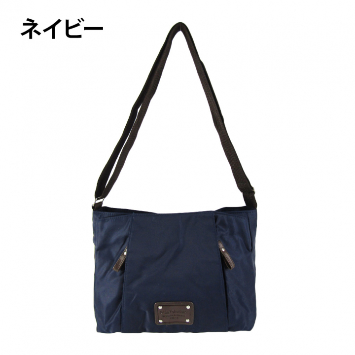 [Sofia Valentino ソフィアバレンチノ] 縦ファスナー ポケット付 横型ショルダーバッグ | レディース 多機能 ななめ掛け ベージュ 4875